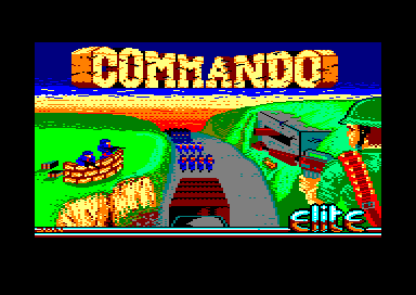 COMMANDO -Amstrad CPC- screenshot