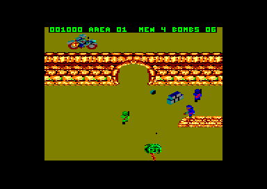 COMMANDO -Amstrad CPC- screenshot